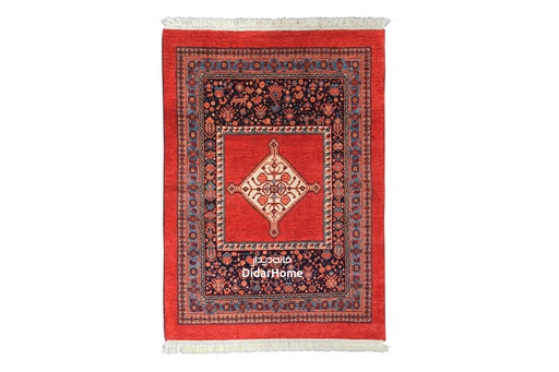 [11011434] فرش دستباف قشقایی طرح ترنجی ذرع و نیم