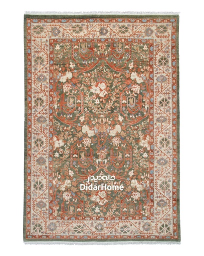 [42061579] فرش دستباف سلطان آباد طرح افشان شش متری