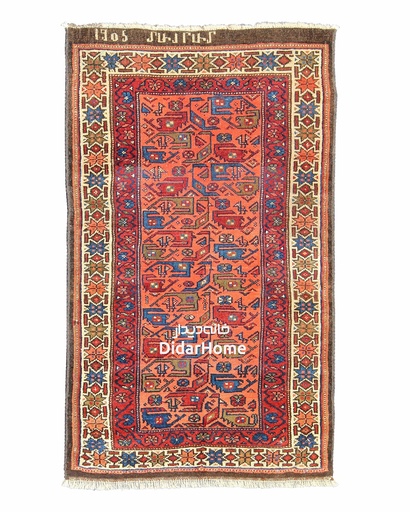 [12015656] فرش دستباف آنتیک بختیاری طرح افشان ۰/۸۴ متری