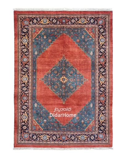 [11066358] فرش دستباف بیجار طرح ترنجی شش متری