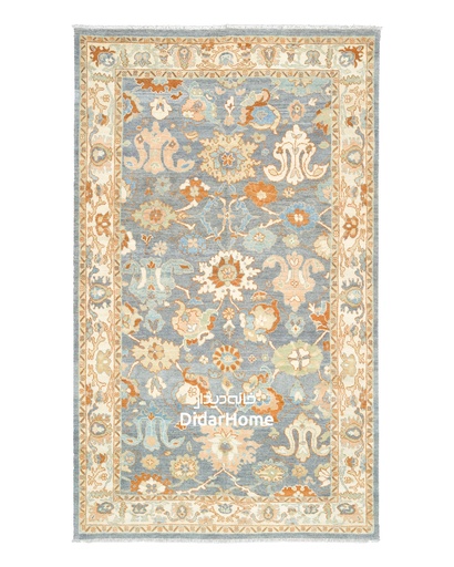 [72041685] فرش دستباف سلطان آباد طرح افشان چهار متری (زیگلر محل)